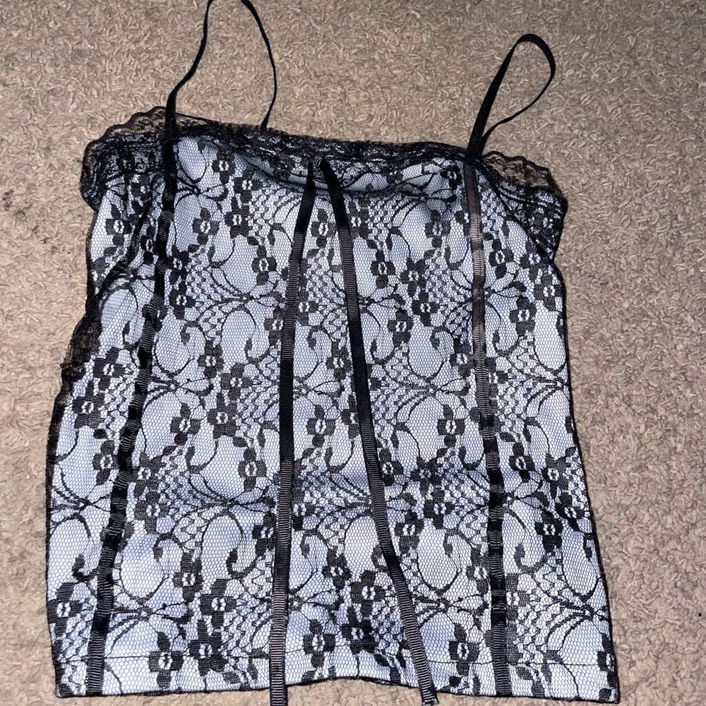 Black & White Tank Top